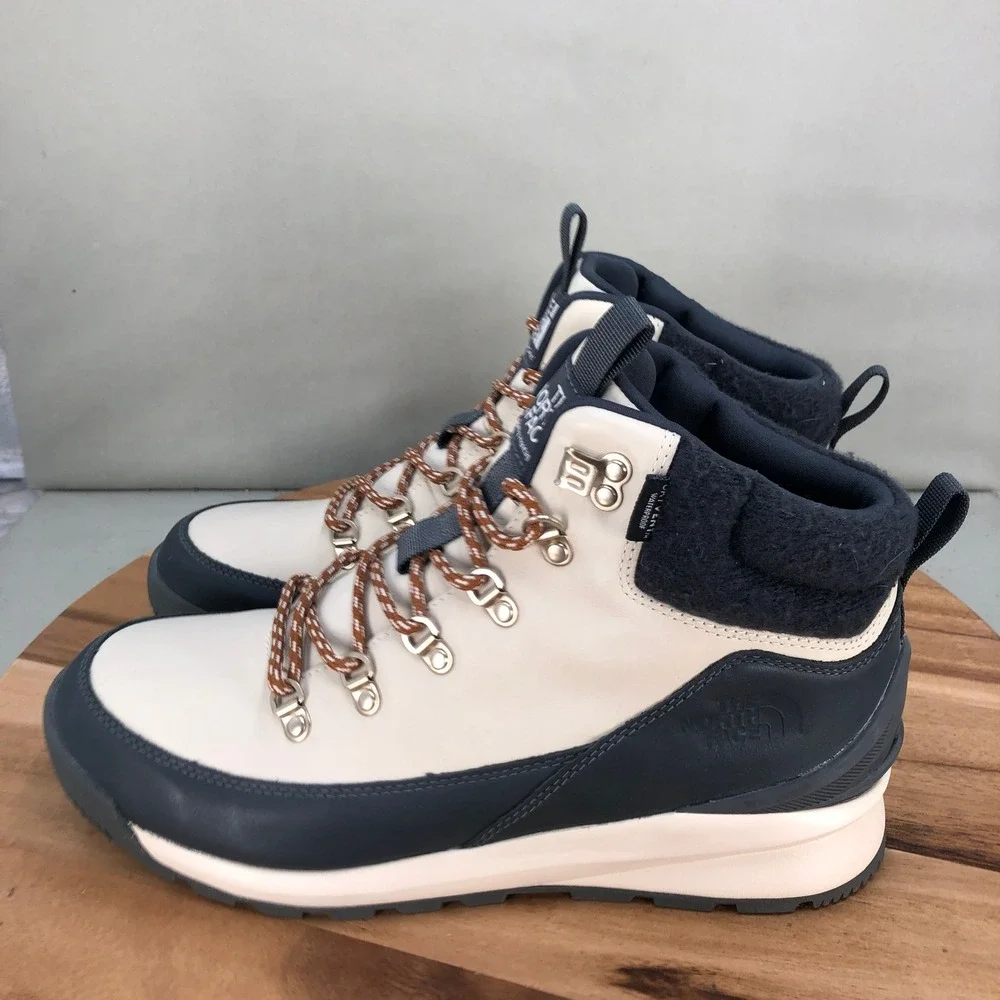 The North Face Back-to-Berkeley III Mid Waterproof Boots Mens 10 Navy White